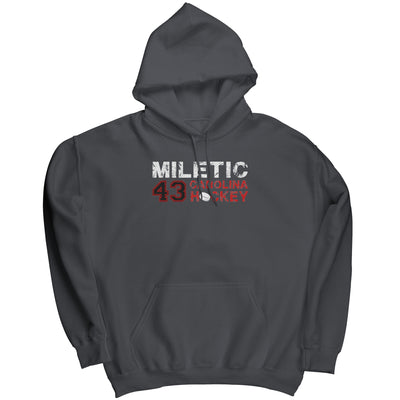 Miletic 43 Carolina Hockey Unisex Hoodie