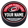 Carolina Hurricanes hockey puck