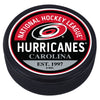 Carolina Hurricanes hockey puck