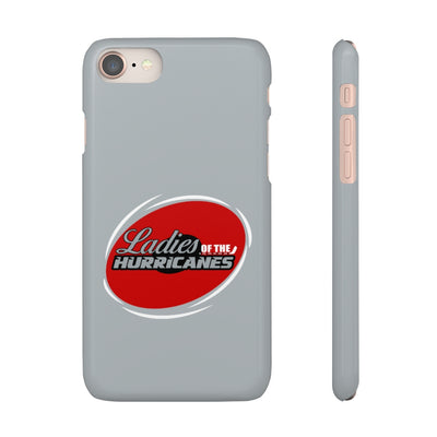 Ladies Of The Hurricanes Snap Phone Cases In Silver