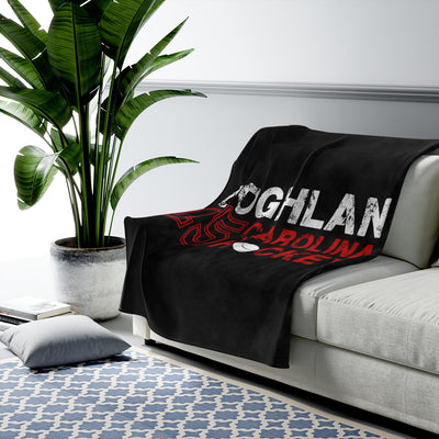 Coghlan 15 Carolina Hockey Velveteen Plush Blanket