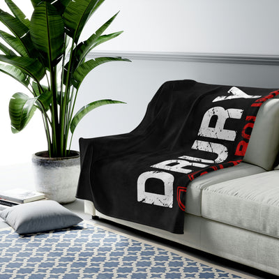 Drury 18 Carolina Hockey Velveteen Plush Blanket