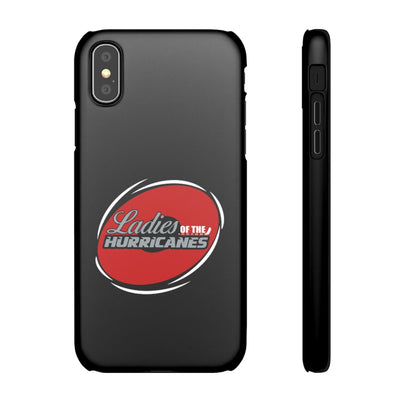 Ladies Of The Hurricanes Snap Phone Cases In Black