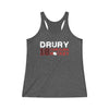 Drury 18 Carolina Hockey Women's Tri-Blend Racerback Tank Top