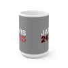 Jarvis 24 Carolina Hockey Ceramic Coffee Mug In Gray, 15oz