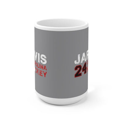 Jarvis 24 Carolina Hockey Ceramic Coffee Mug In Gray, 15oz