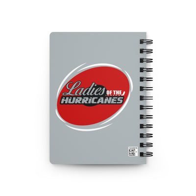 Ladies Of The Hurricanes Spiral Bound Journal In Silver