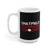 Chatfield 5 Carolina Hockey Ceramic Coffee Mug In Black, 15oz