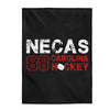 Necas 88 Carolina Hockey Velveteen Plush Blanket