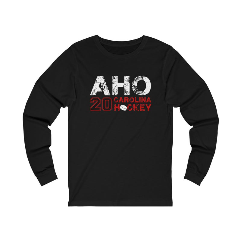 Aho 20 Carolina Hockey Unisex Jersey Long Sleeve Shirt