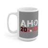 Aho 20 Carolina Hockey Ceramic Coffee Mug In Gray, 15oz