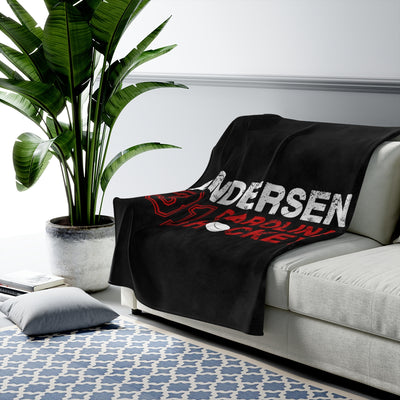 Andersen 31 Carolina Hockey Velveteen Plush Blanket