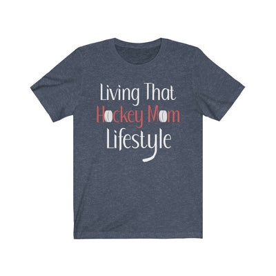 "Living That Hockey Mom Lifestyle" Unisex Jersey Tee