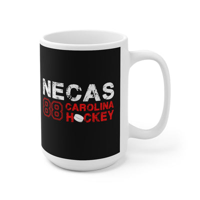 Necas 88 Carolina Hockey Ceramic Coffee Mug In Black, 15oz