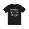 "Living That Hockey Mom Lifestyle" Unisex Jersey Tee