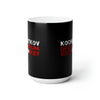 Kochetkov 52 Carolina Hockey Ceramic Coffee Mug In Black, 15oz