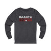 Raanta 32 Carolina Hockey Unisex Jersey Long Sleeve Shirt