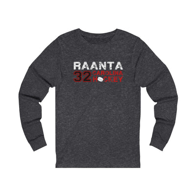 Raanta 32 Carolina Hockey Unisex Jersey Long Sleeve Shirt