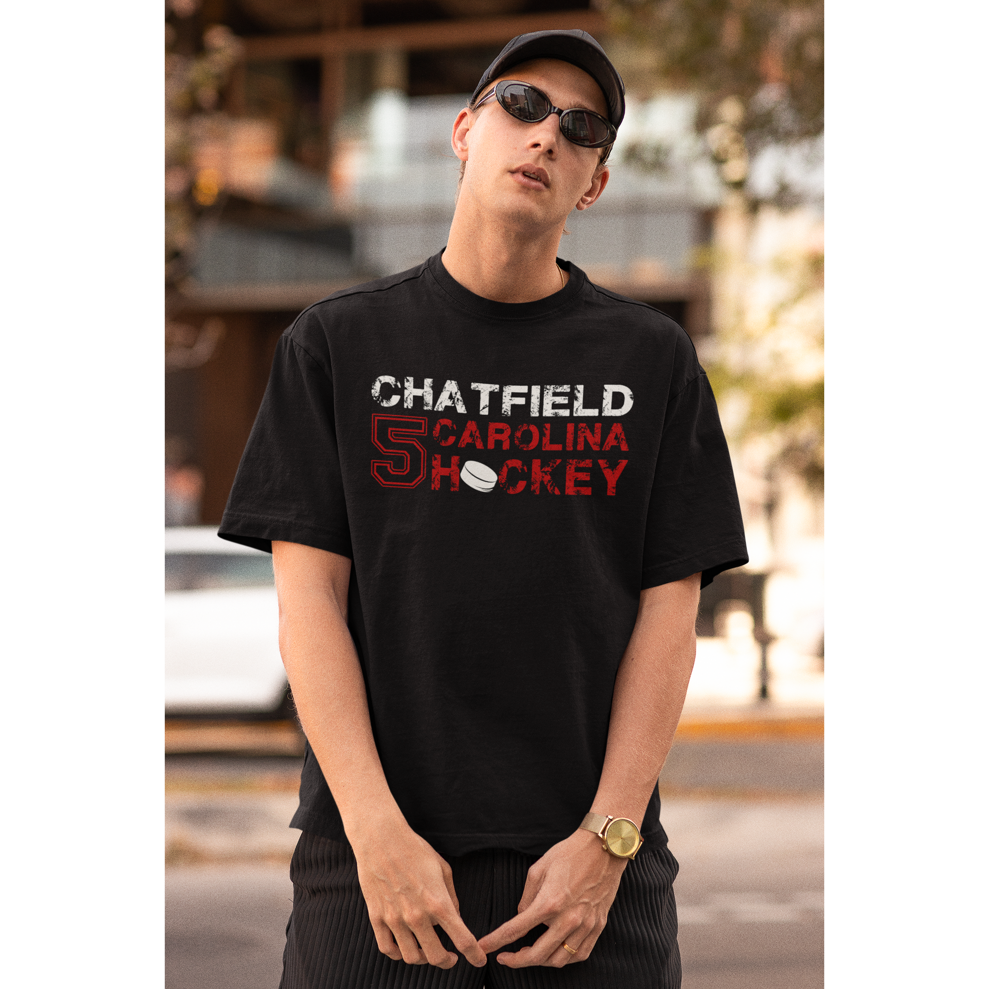 Chatfield 5 Carolina Hockey Unisex Jersey Tee