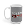 Noesen 23 Carolina Hockey Ceramic Coffee Mug In Gray, 15oz