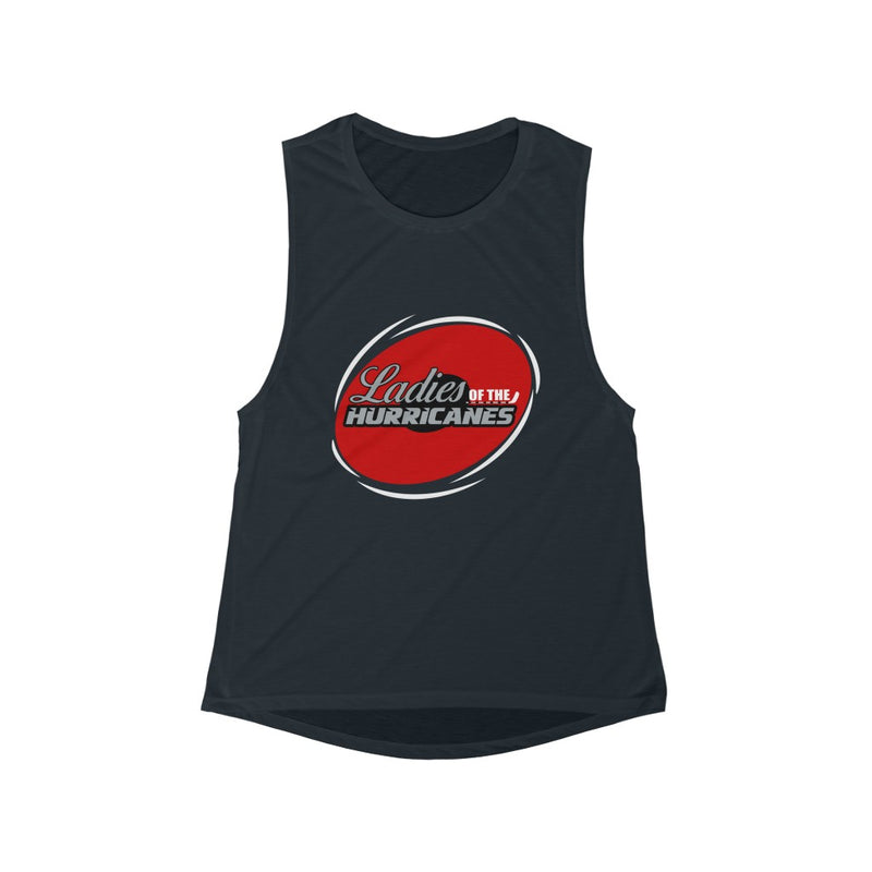 Ladies Of The Hurricanes Flowy Scoop Muscle Tank