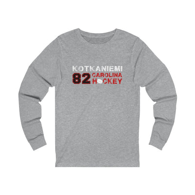 Kotkaniemi 82 Carolina Hockey Unisex Jersey Long Sleeve Shirt