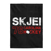 Skjei 76 Carolina Hockey Velveteen Plush Blanket