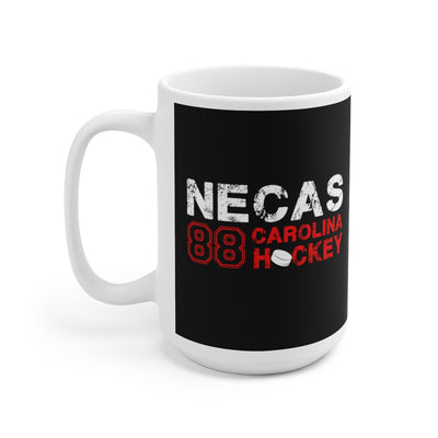 Necas 88 Carolina Hockey Ceramic Coffee Mug In Black, 15oz