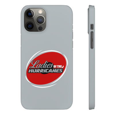 Ladies Of The Hurricanes Snap Phone Cases In Silver