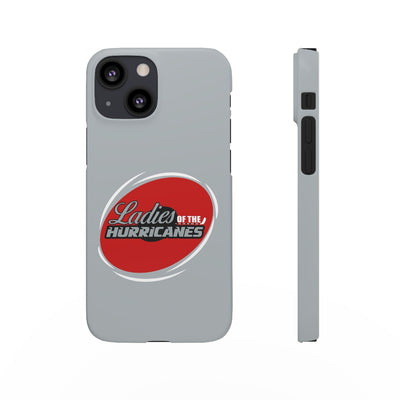 Ladies Of The Hurricanes Snap Phone Cases In Silver