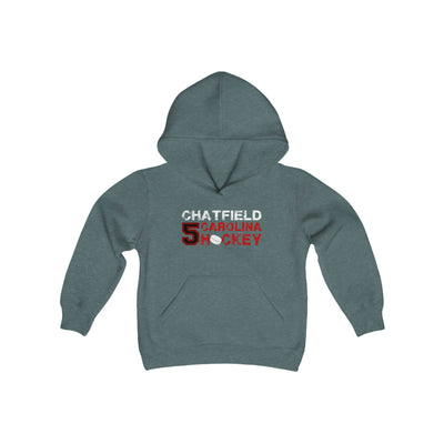 Chatfield 5 Carolina Hockey Youth Hooded Sweatshirt