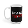 Staal 11 Carolina Hockey Ceramic Coffee Mug In Black, 15oz