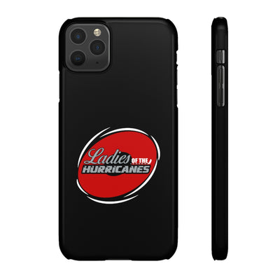 Ladies Of The Hurricanes Snap Phone Cases In Black