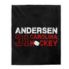 Andersen 31 Carolina Hockey Velveteen Plush Blanket