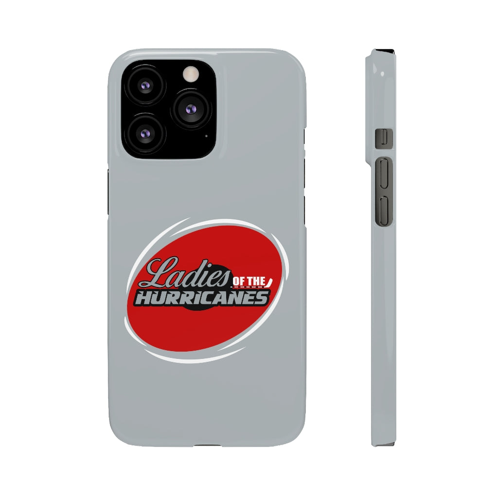 Ladies Of The Hurricanes Snap Phone Cases In Silver