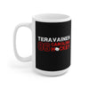 Teravainen 86 Carolina Hockey Ceramic Coffee Mug In Black, 15oz