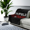 Chatfield 5 Carolina Hockey Velveteen Plush Blanket