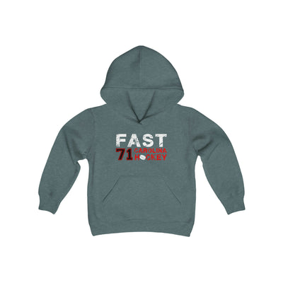 Fast 71 Carolina Hockey Youth Hooded Sweatshirt