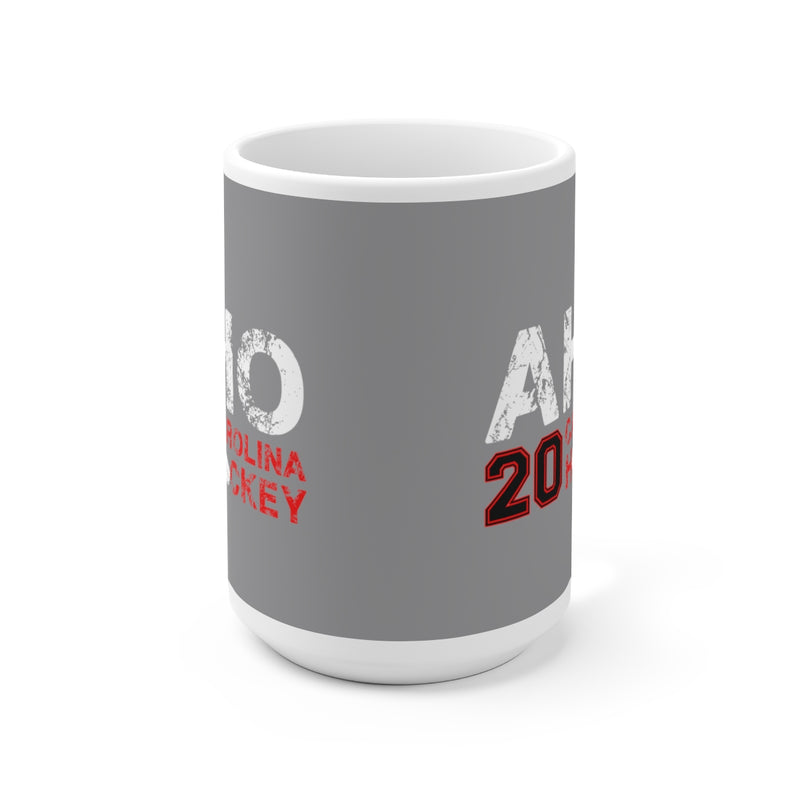 Aho 20 Carolina Hockey Ceramic Coffee Mug In Gray, 15oz