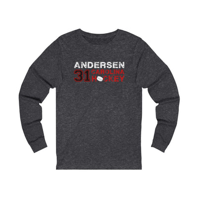 Andersen 31 Carolina Hockey Unisex Jersey Long Sleeve Shirt