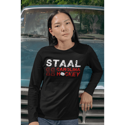 Staal 11 Carolina Hockey Unisex Jersey Long Sleeve Shirt